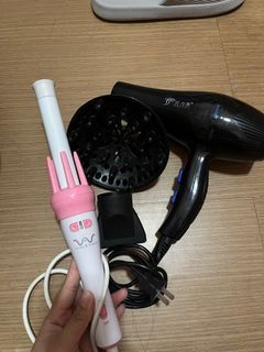 Hair Blower w diffuser and Hair curler