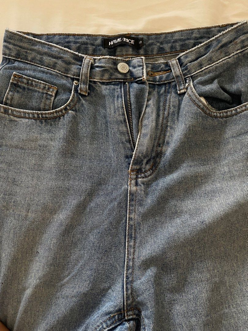 Have Rice High Waist Jeans (Category: Jeans) located in Cavite. Submitted by _nicoffee (Listing ID 1364641357, Image 3). Description: -Size S - Length: 36 inches -Waist: up to 27 inches.