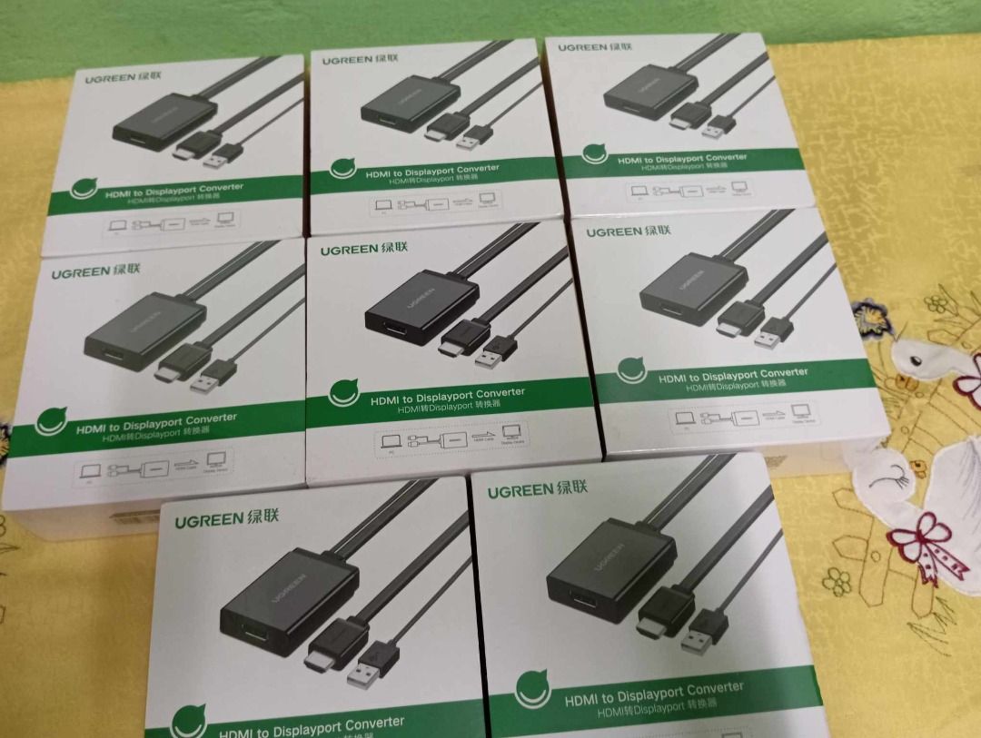 HDMI with USB to DP Display Port Converter UGREEN (Category: Cables & Adaptors) located in Quezon City. Submitted by carou85958 (Listing ID 1364675007, Image 2). Description: PAKIBASA MUNA... pag di ako maka reply ibig sabihin quota na ako kaya chat mo nalang ako MESSENGER rodolfo jong busuego 100% working 100% original 100% brandnew UGREEN HDMI + USB to DisplayPort Converter Cable Adapter for PC, Monitor, TV, etc. use p500each brandnew p700each 