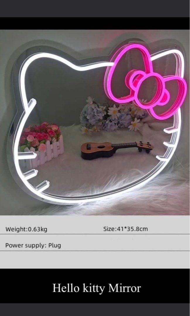 Hello Kitty LED mirror (Category: Mirrors) located in Antipolo. Submitted by jvcnkl (Listing ID 1364702067, Image 2). Description: Brand New Hello Kitty LED Mirror •Adjustable Light •USB plug .