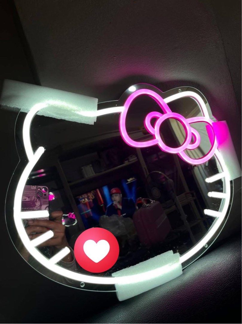 Hello Kitty LED mirror (Category: Mirrors) located in Antipolo. Submitted by jvcnkl (Listing ID 1364702067, Image 1). Description: Brand New Hello Kitty LED Mirror •Adjustable Light •USB plug .