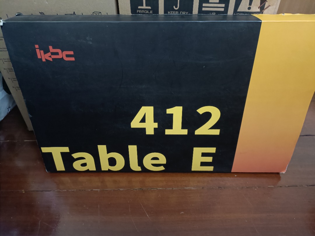 IKBC Table E412 White Backlit LED Ergonomic Mechanical Keyboard with ...