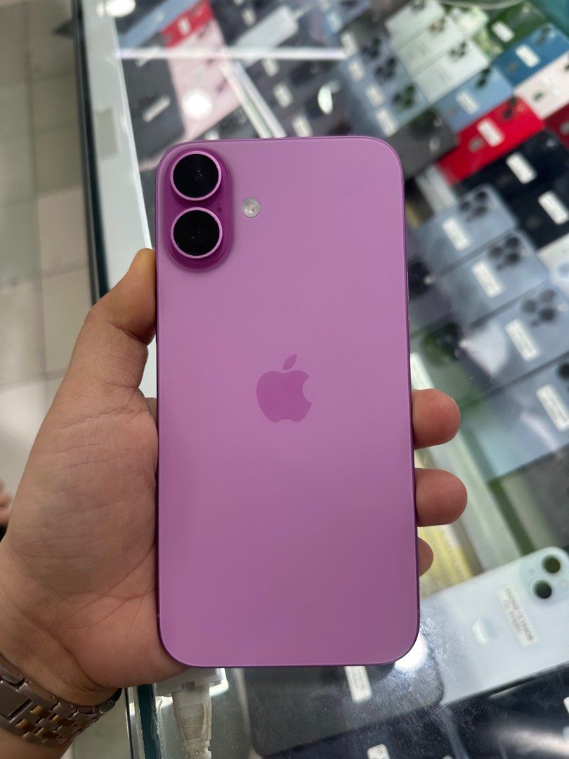 Iphone 16+ 128gb 100% batt FU NTC (Category: iPhone 16 Series) located in San Juan City. Submitted by javedsgadgetshop (Listing ID 1364692512, Image 1). Description: INSTALLMENT OPTIONS : SPAY LATER / GGIVES / CREDIT CARD! WE BUY AND SELL SO PWEDE MAGBINTA OR SWAP ! Quick Specs : Iphone 16 •256gb •NTC Variant •100% batt health •Factory Unlock •95% Smoothness •No hidden issue | No Repaired •100% Authentic | Not Refurbished •w/ OEM Charger & store 