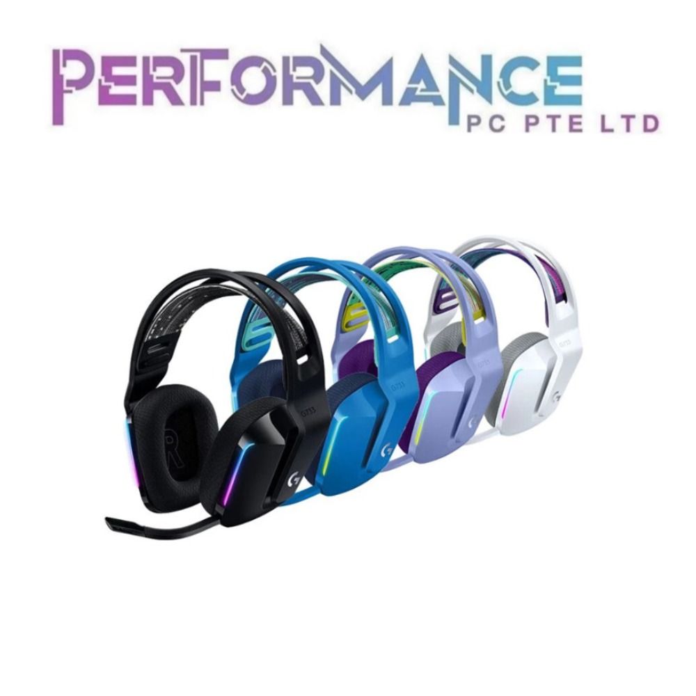 LOGITECH G733 WIRELESS RGB GAMING HS BLACK/WHITE/BLUE/LILAC (2 YEARS WARRANTY BY BAN LEONG TECHNOLOGIES PTE LTD) (Category: Headphones & Headsets) located in Singapore. Submitted by performance.pc.pte.ltd (Listing ID 1364611699, Image 1). Description: BLACK :$134 WHITE :$134 BLUE :$134 LILAC :$134 Please chat on Carousell to check stocks availability and quote respective listing at the store to purchase the carousell listed price. STORE PICK UP A