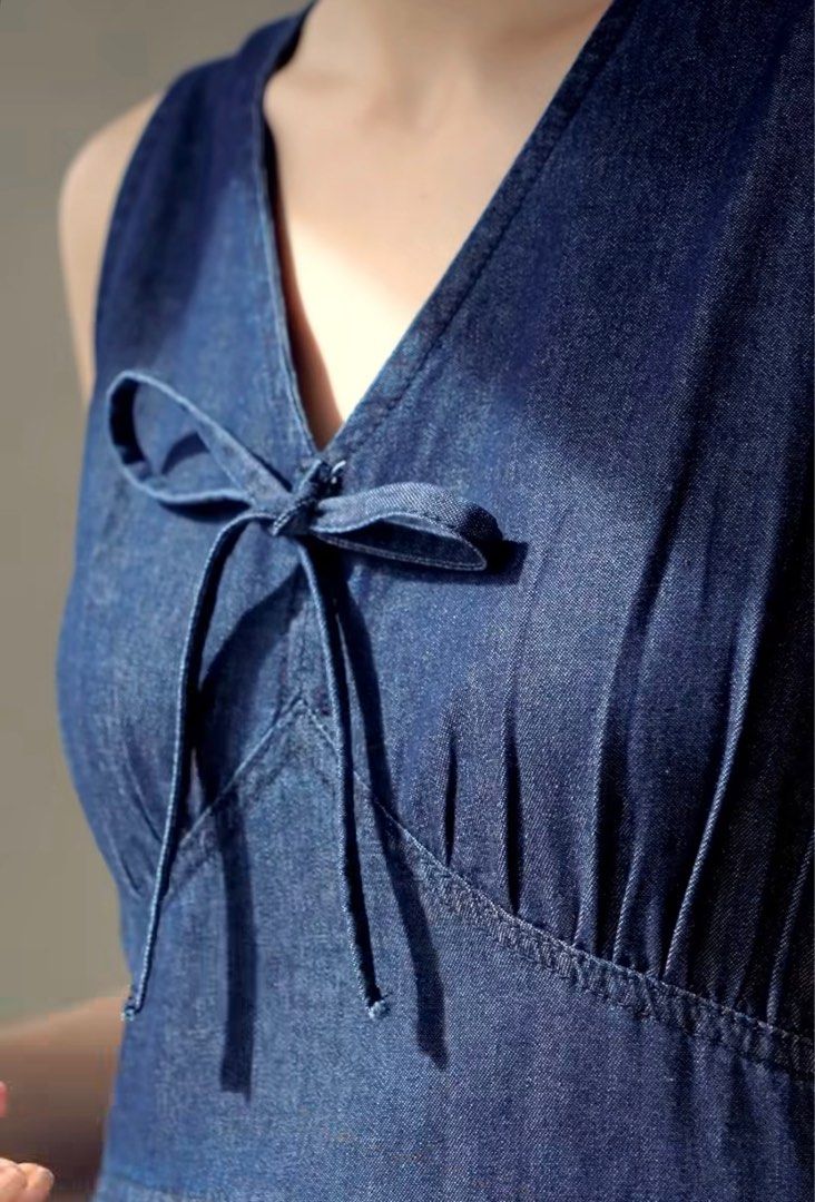 Love and bravery SHANNON FRONT TIE DENIM MIDI DRESS XS, Women's Fashion, Dresses & Sets, Dresses on Carousell Love and bravery SHANNON FRONT TIE DENIM MIDI DRESS XS, Women's Fashion, Dresses & Sets, Dresses on Carousell