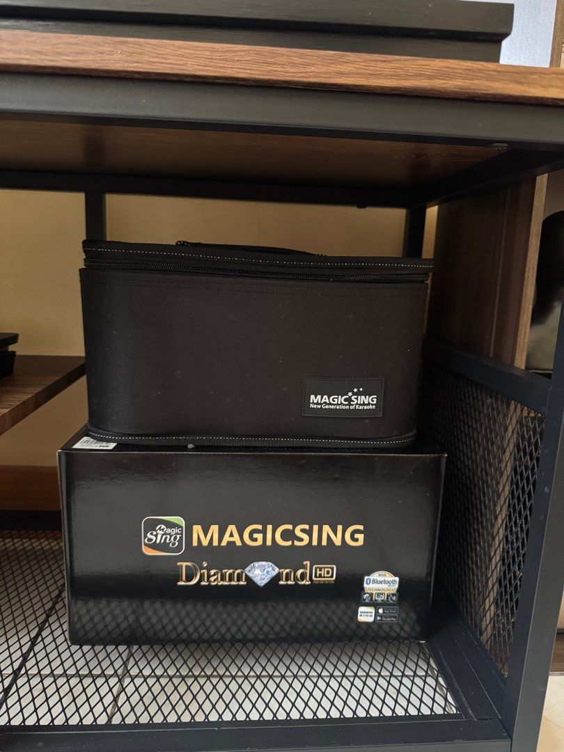 Magic Sing Diamond HD (Category: Microphones) located in Quezon City. Submitted by skylar_15 (Listing ID 1364639043, Image 1). Description: Bought it for 26k selling it for 18k Slightly nego for sure buyer Need funds.