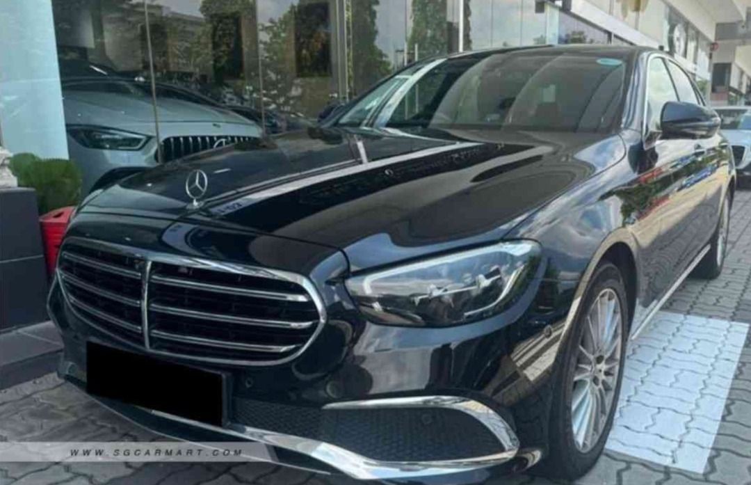Mercedes-Benz E-Class Saloon E200 Exclusive (A) (Category: Used Cars) located in Singapore. Submitted by jrlim888 (Listing ID 1364757069, Image 1). Description: CNC Agent Unit - 10 years warranty Major servicing B+ done on Jan 25 New Tyres changed on Feb 25 New brake disc and pads changed on April 25 Engine Oil servicing done on April 25 Coolant, thermostat replaced June 25 Engine and Gear mounting replaced June 25 Open to viewing anytime, Price 