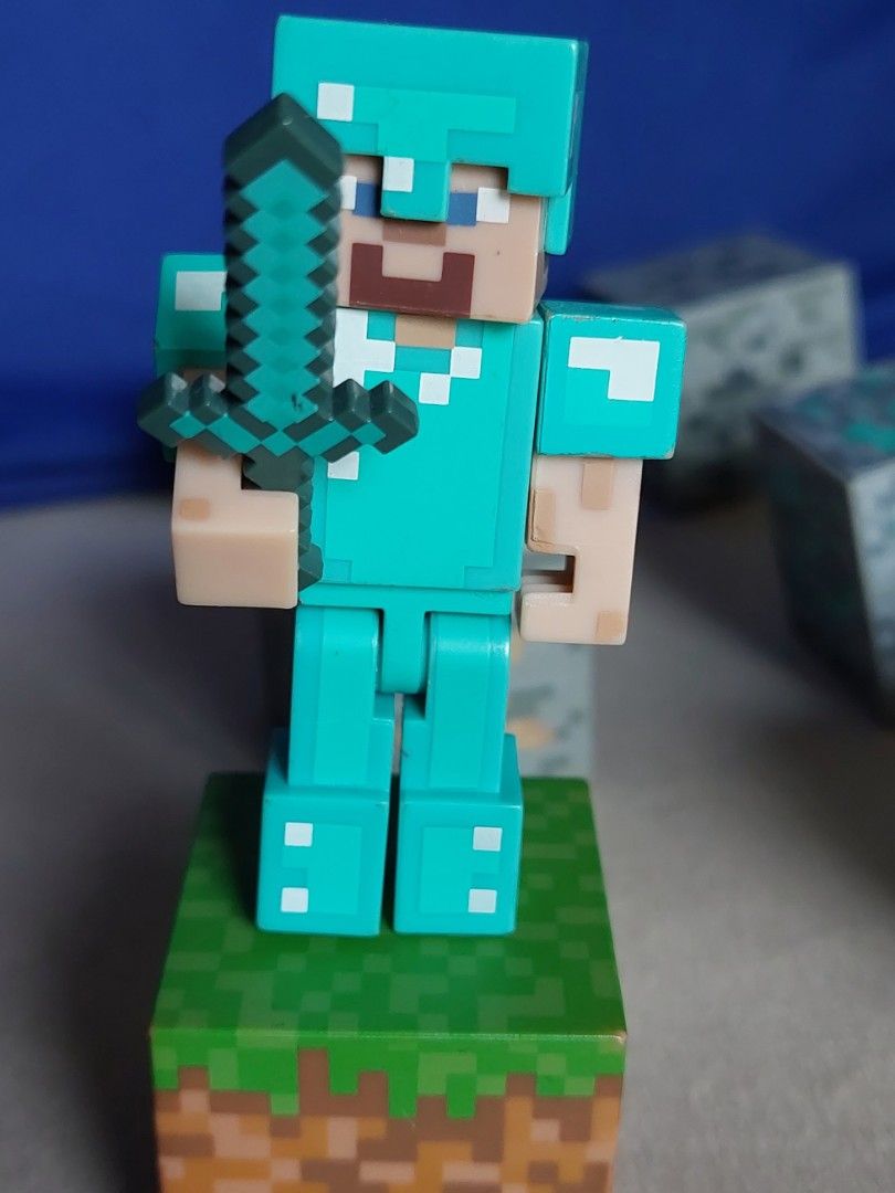 Minecraft Toy Figures Set (Category: Figurines & Statues) located in Pasig City. Submitted by toydaddyph (Listing ID 1364623521, Image 3). Description: Items are a set of assorted loose Minecraft toy figures and accessories released in 2014. Except for the Horse, all figures are original licensed products. Items are sold only as a set. What you see is what you'll get. For loose toys, figures are in relatively good condition. One figure, however, 