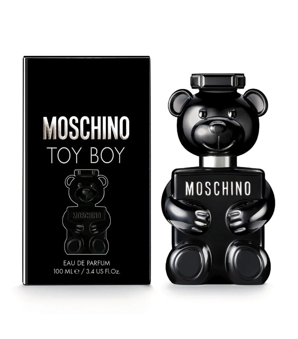 Moschino Toy Boy Eau De Parfum 100 ML (Category: Fragrance & Deodorants) located in Paranaque City. Submitted by robedeclutters (Listing ID 1364595805, Image 1). Description: SRP is 6400! 95% juice level. Still comes with the box :).