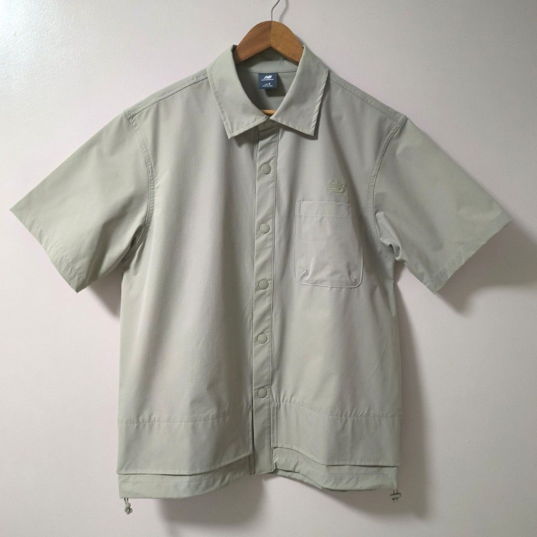 New Balance Outerwear, Jacket, Utility Shirt (Category: Coats, Jackets and Outerwear) located in Makati City. Submitted by osa.bodega (Listing ID 1364739899, Image 1). Description: New Balance Pastel Green Tag size: Small Dimes: 23 x 29 inches Brand new condition Price: 1,999.00 Only!.