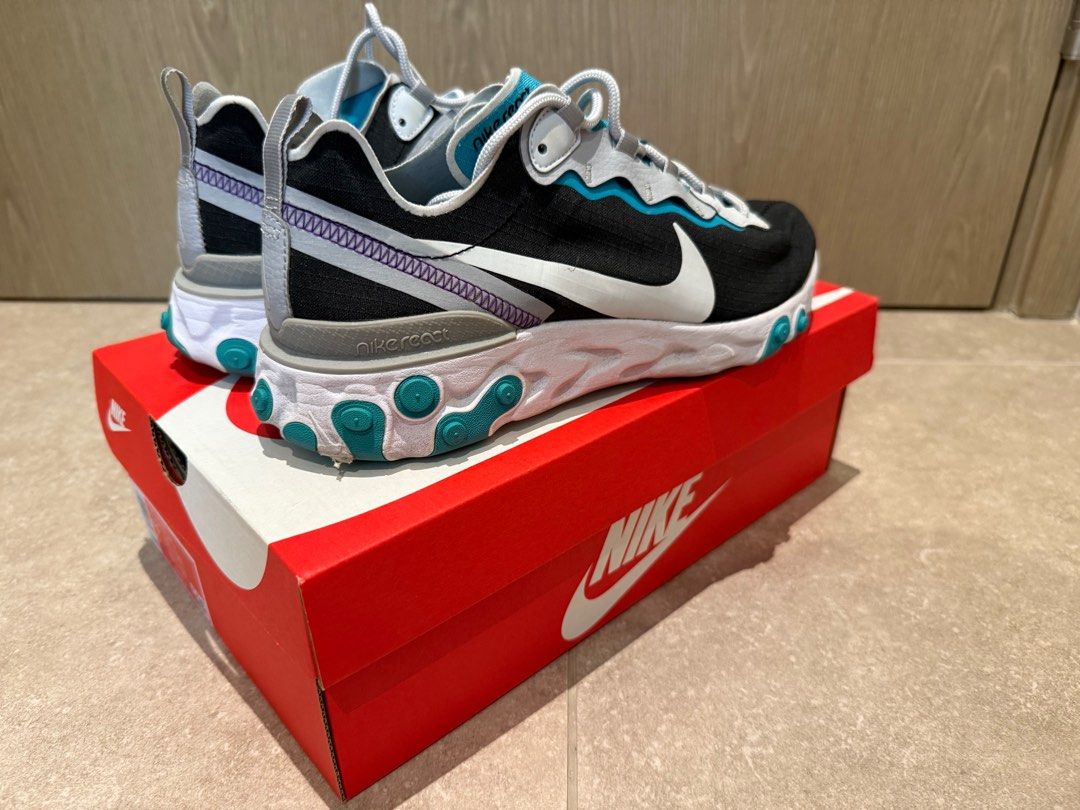 Nike React （分類：波鞋）位於 Hong Kong。 由 n.isfree 提交（商品編號 1364748565，圖片 2）。簡介： 100% real 9成新淨 US8 交收：天水圍西鐵站/順豐到付 。