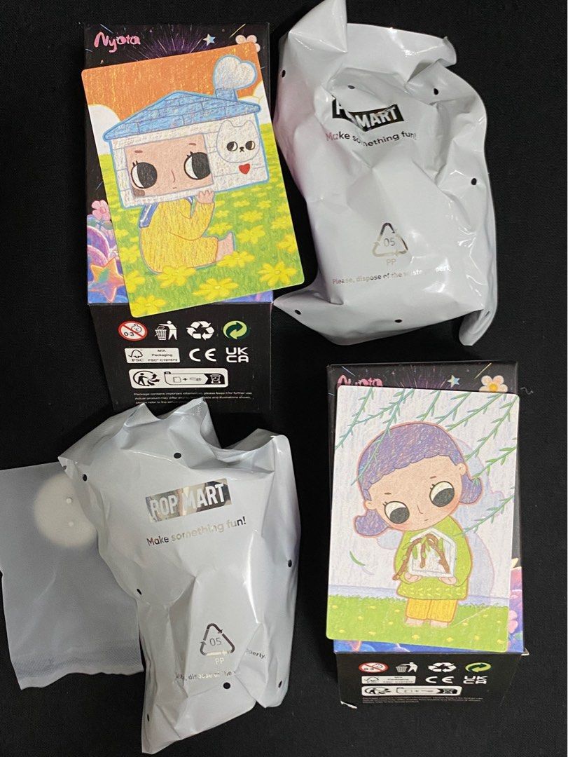 Pop Mart Nyota Growing Up By Your Way Bundle (Category: Designer & Blind Box Toys) located in Pasay City. Submitted by dyongjo (Listing ID 1364742249, Image 1). Description: Open box, sealed foil Includes: - Into My Heart - Thinking ‼️Only selling as SET, last price posted ❌TRADE MOP: BPI/Gcash Pickup/Delivery: GGX/Lalamove/Grab (fee NOT yet included in price) 📍Pasay City.