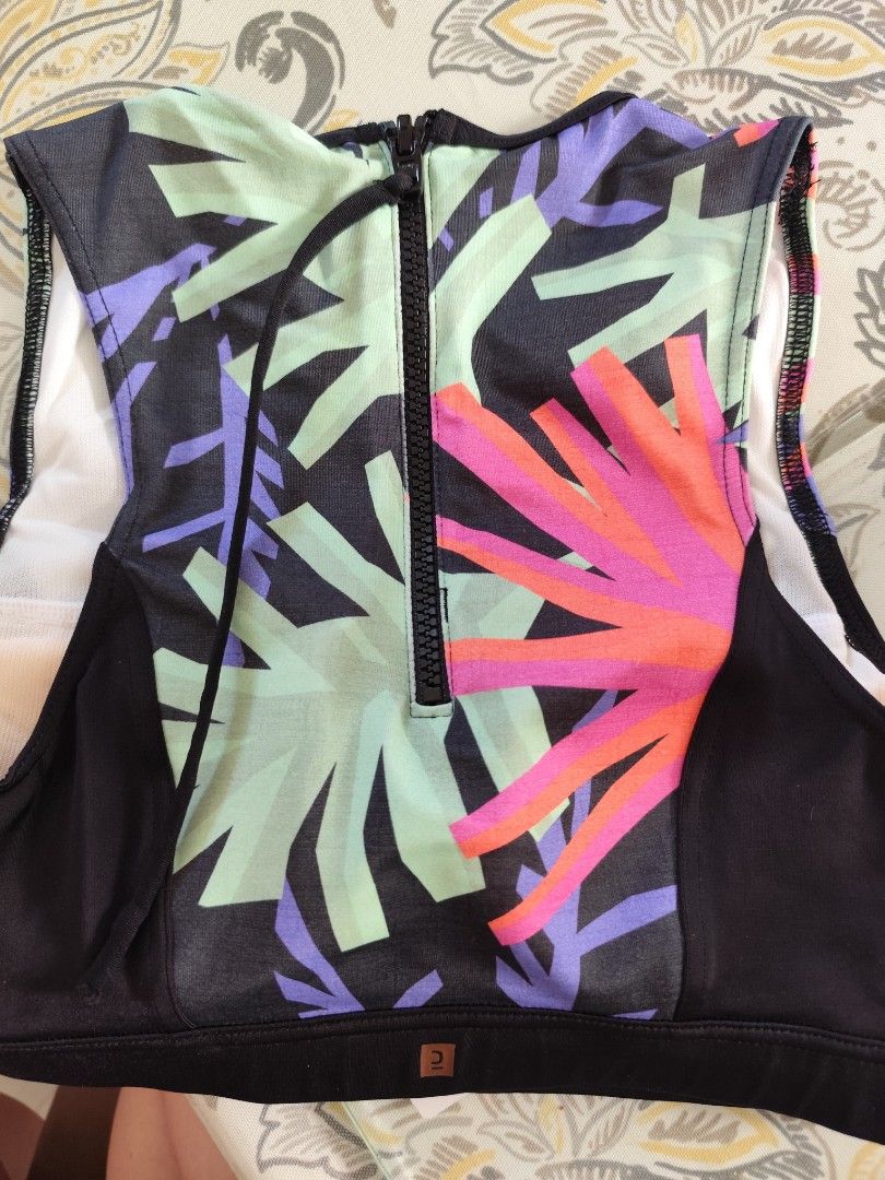 Olaian Surf/Swim Top BNWT (Category: Bikinis & Swimsuits) located in Bacoor. Submitted by deedeiadeng (Listing ID 1364590766, Image 3). Description: Olaian Swim Top High Neck High Back with Zip Pull. With removable quick dry pads. perfect for surfing and other water sports. RFS too small. Slightly negotiable..