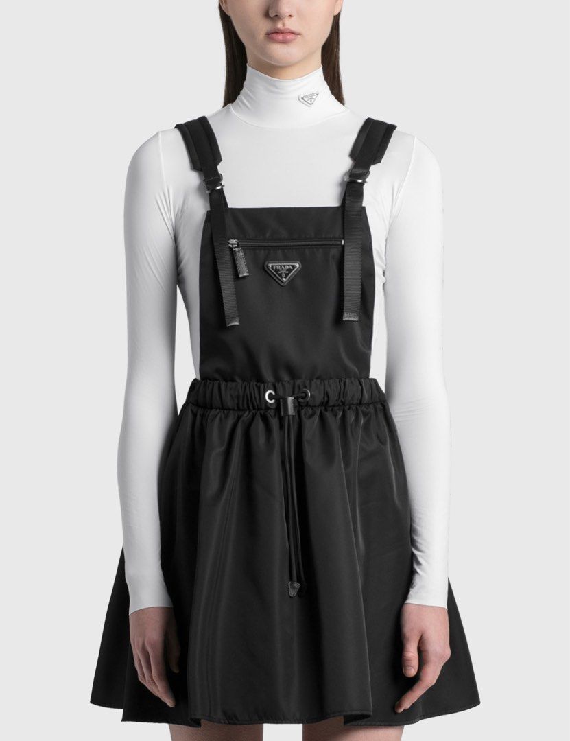 Prada Re Nylon Gabardine Dress (Category: Luxury Apparel) located in Baguio. Submitted by oh.seph (Listing ID 1364706841, Image 1). Description: 40 on tag Width – 8 Length – 28-29.5 (excluding strap length).