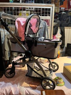 RUSH! Pink Play Dolly Strollers 