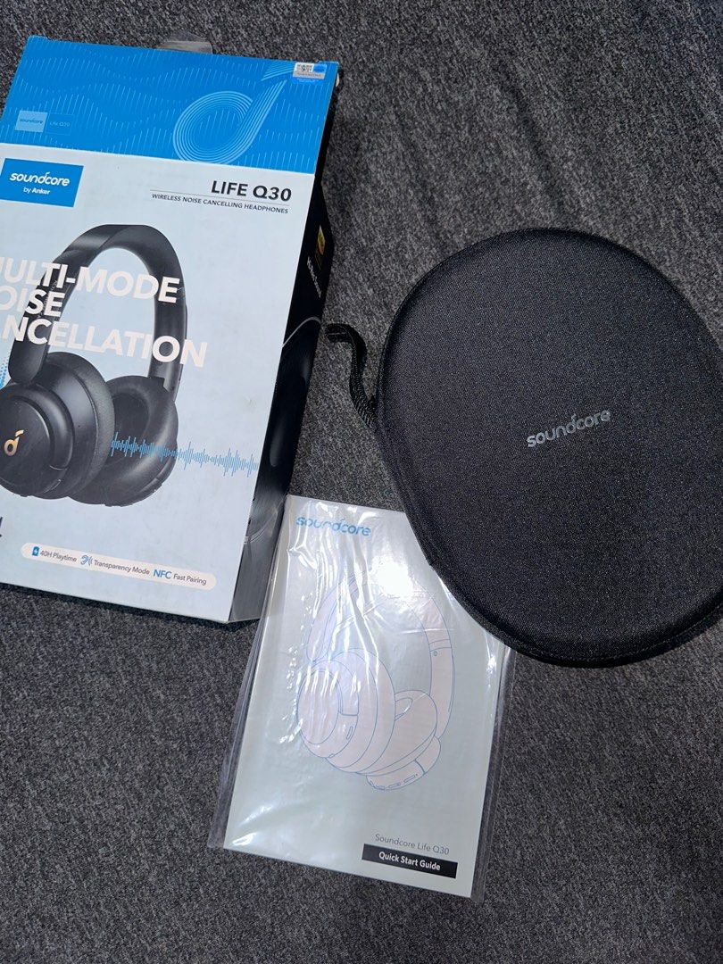Soundcore Life Q30 (Category: Headphones & Headsets) located in San Isidro. Submitted by makeupcos (Listing ID 1364618506, Image 3). Description: Below SRP price Never been used! From Soundcore official Store. RFS: Hindi magagamit (madaming headphones).