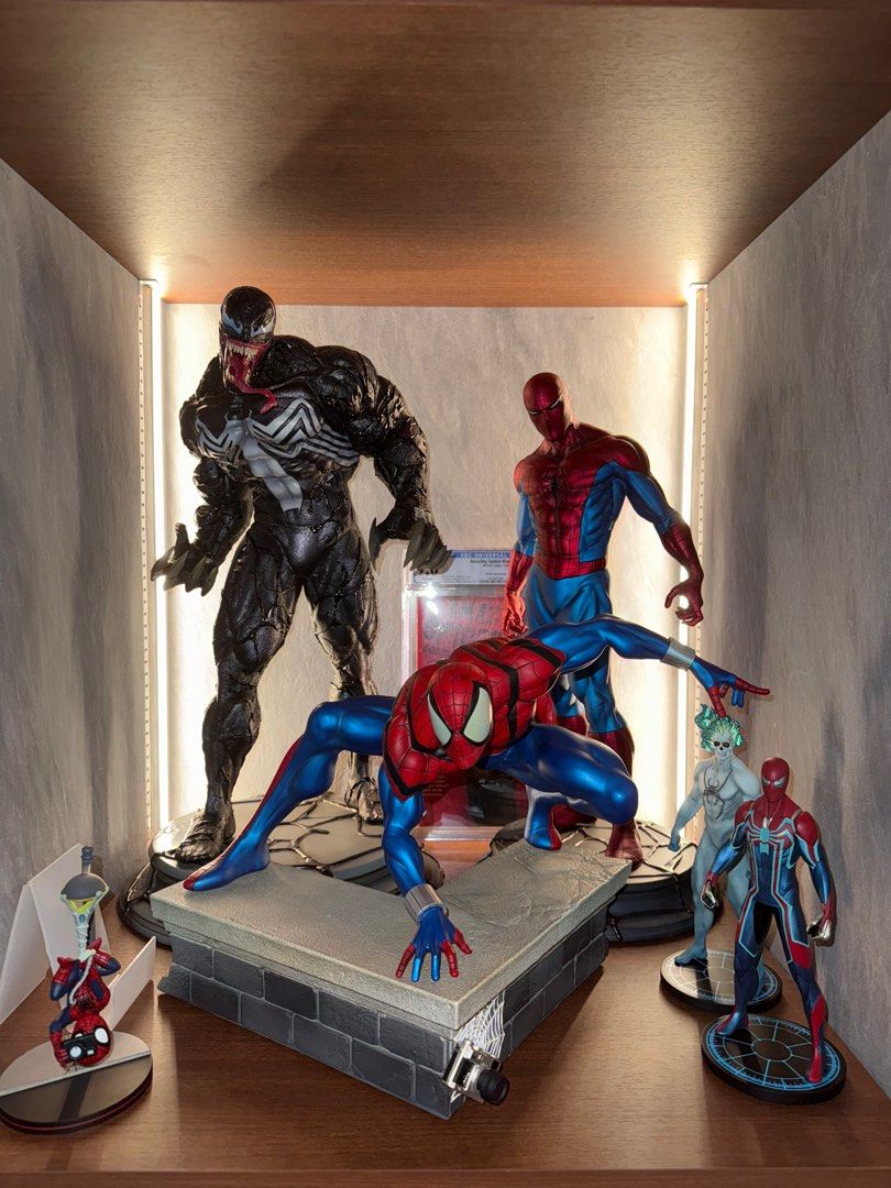 Spider-Man VENOM コールドキャスト製 フィギュア 置物 Spider-Man Venom Custom Statues - Wolfpax, Hobbies & Toys, Toys