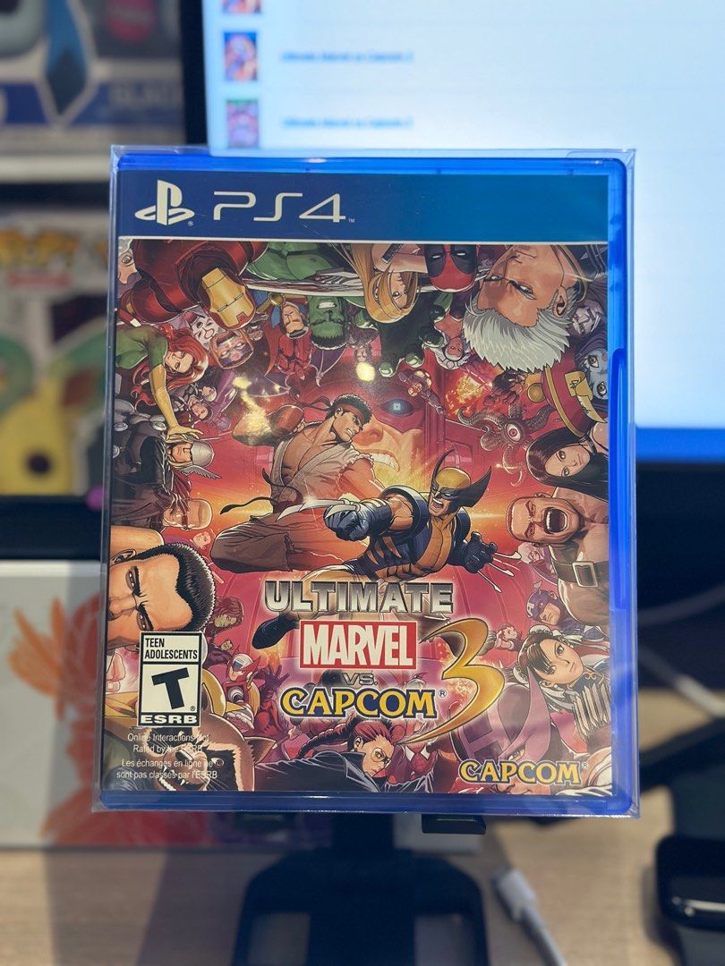 Ultimate Marvel vs Capcom 3 PS4 (Category: PlayStation) located in Angeles City. Submitted by mr.nook (Listing ID 1364690479, Image 1). Description: Ultimate Marvel vs Capcom 3 PS4 Clear Case Protector Included Like New 9.8/10 Condition Complete Inserts Good for Collectors.
