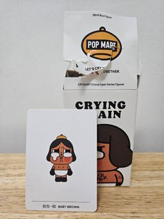 <UNSEALED POPMART CRYBABY> Crying Again Series – Baby Brown