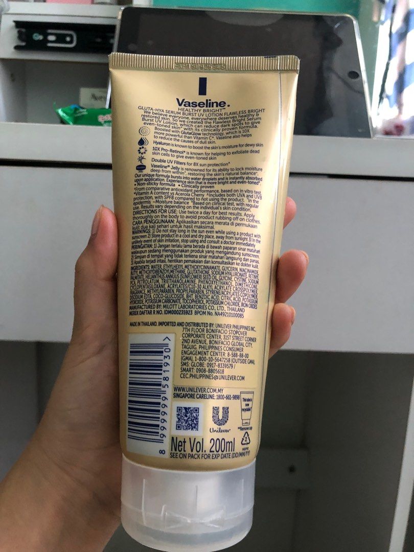 vaseline gluta-hya (Category: Face Care) located in San Fernando. Submitted by maryymary6 (Listing ID 1364617200, Image 2). Description: madami pa laman.