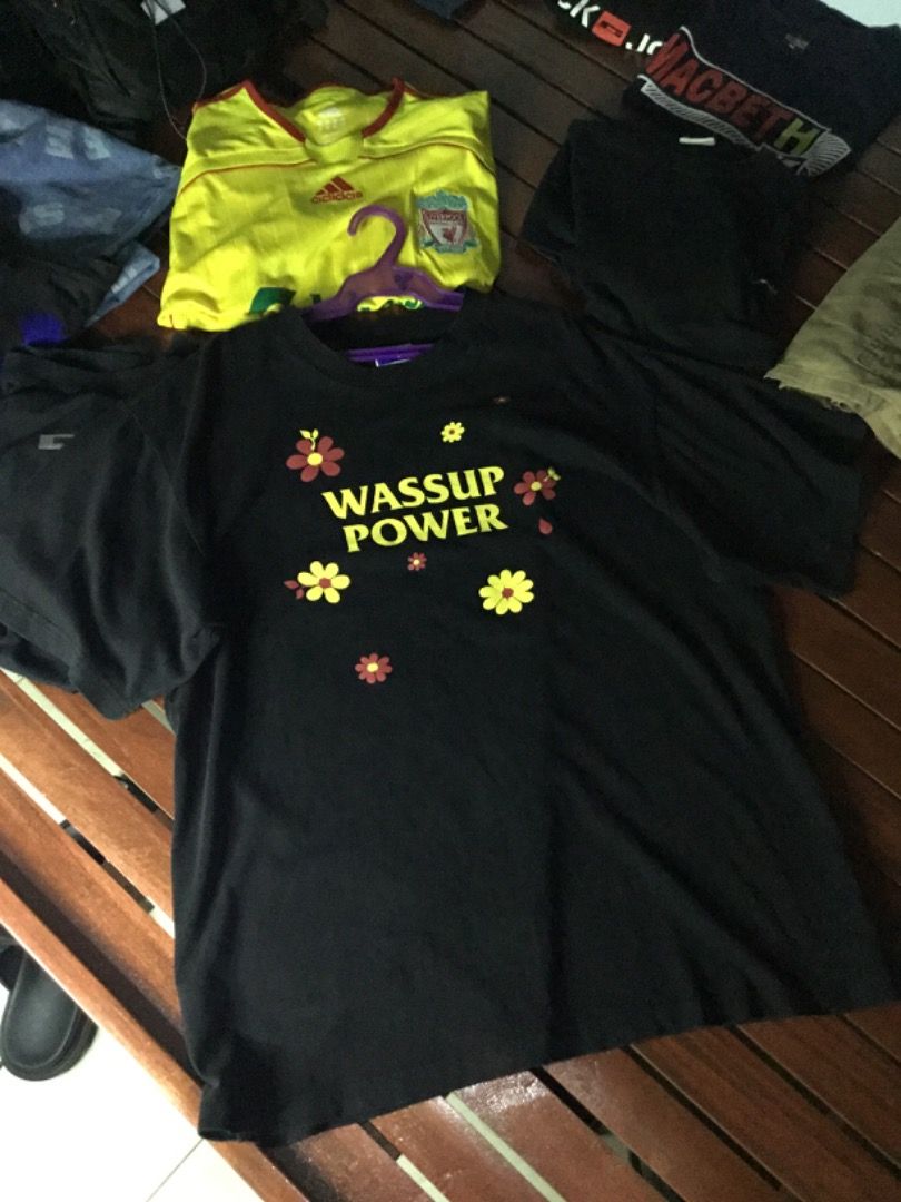 Wassup shirt (Category: Activewear) located in Caloocan City. Submitted by zkeerag13 (Listing ID 1364609317, Image 1). Description: Free ship.