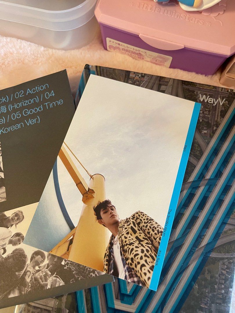 WayV 3rd Mini Album - Kick Back (Category: CDs & DVDs) located in Paranaque City. Submitted by ubebianca (Listing ID 1364647859, Image 3). Description: 💌 wayv third mini album kickback w/o poster and photocard 🪄 ₱150 (can get rid of lucas photocard inclusion) mod: j&t, lbc, lalamove, grab express.