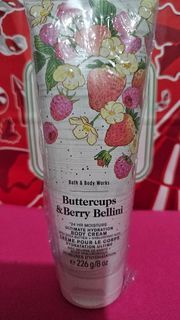 BBW Body Cream - Buttercups & Berry Bellini