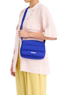 Beyond The Vines Poofy Bag in Cobalt Blue