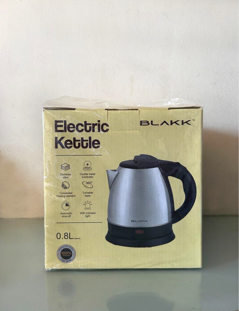 Blakk Electric Kettle (Category: Kettles & Airpots) located in Cebu City. Submitted by johniverson12 (Listing ID 1364787599, Image 1). Description: Blakk Electric Kettle Never Used Brand New.