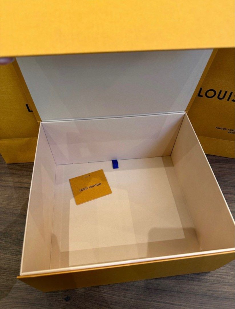 Boxes (Category: Accessories) located in Kemaman. Submitted by dream_wardrobe (Listing ID 1364795202, Image 3). Description: Original branded louis Vuitton boxes .