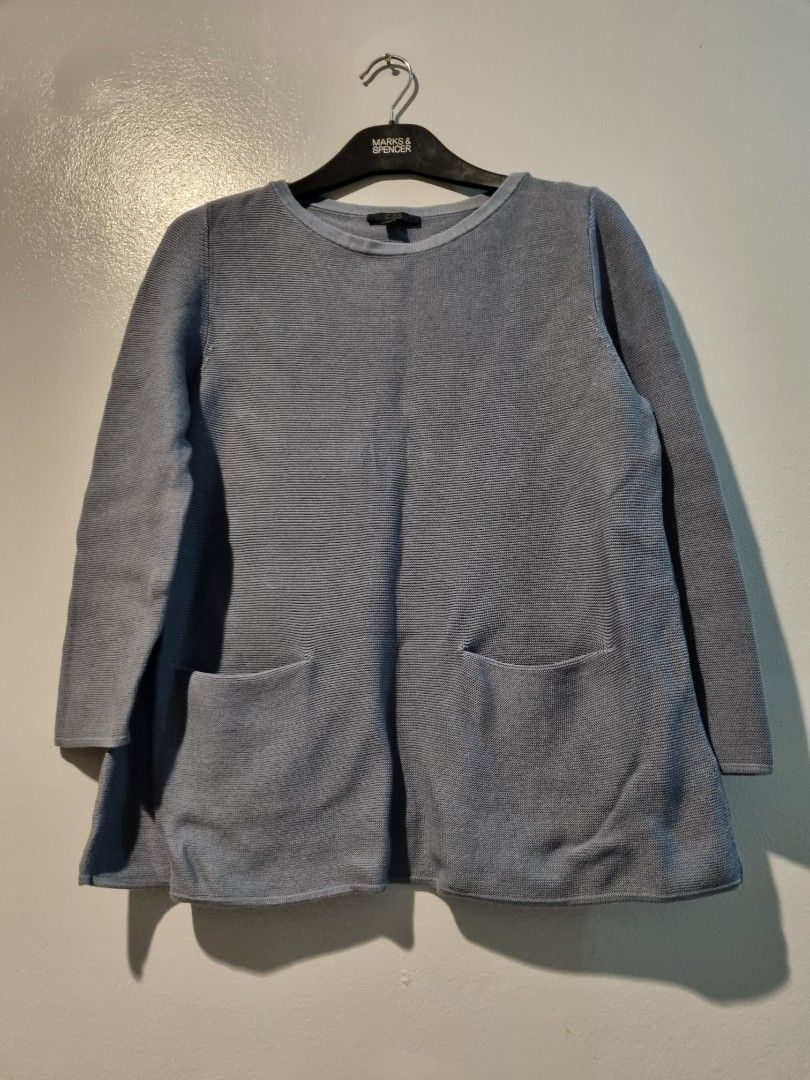 COS Knit top (Category: Others Tops) located in Cainta. Submitted by annebc (Listing ID 1364809543, Image 1). Description: Color: powder blue Size: small on tag but will fit medium.