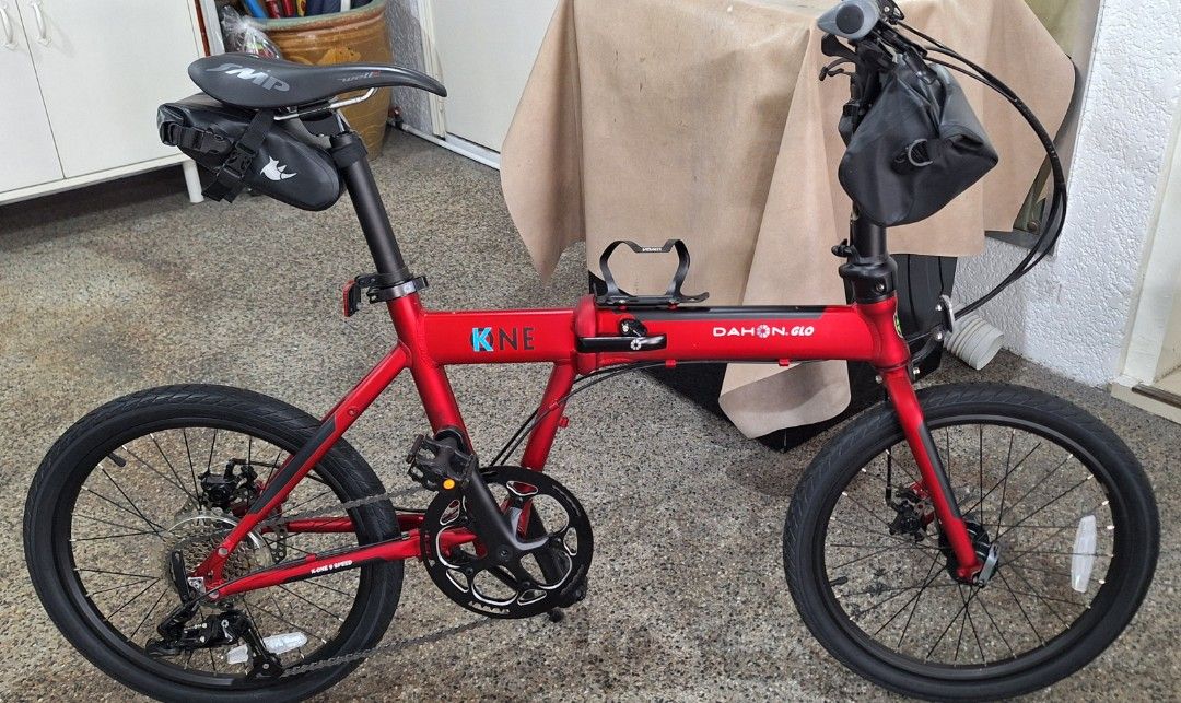 DAHON K-ONE GLO (Category: Bicycles) located in Quezon City. Submitted by adzavala66 (Listing ID 1364825525, Image 1). Description: Slightly used. Upgrades of 1x9 Shimano Cues Group Set and Shimano MT200 Hydraulic Brakes amounting P6K+..