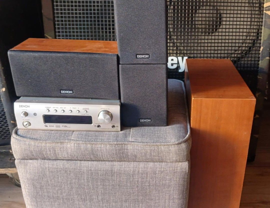 Denon DSW-M380 (Category: Soundbars, Speakers & Amplifiers) located in Plaridel. Submitted by collectorscamp (Listing ID 1364866735, Image 2). Description: Denon DSW-M380 L R Center Sub Amplifier Tested Working 110volts.