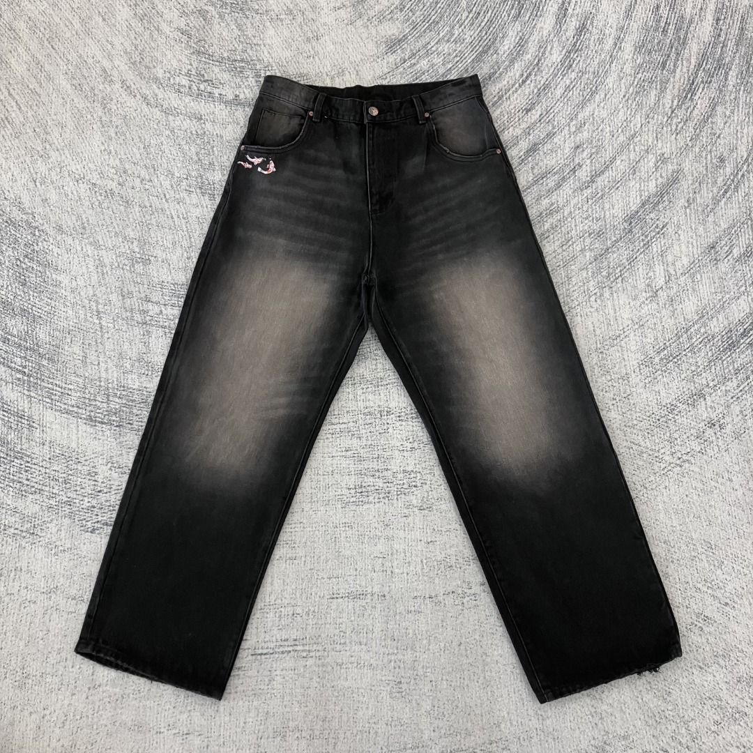 derschutze "koi fish" denim black v1 (Category: Jeans) located in Caloocan City. Submitted by archivemf2 (Listing ID 1364921982, Image 2). Description: derschutze "koi fish" denim black v1 - color: black - brand new - complete with tags - sizes available: 30 / 32 / 34 / 36 MOP: Gcash.