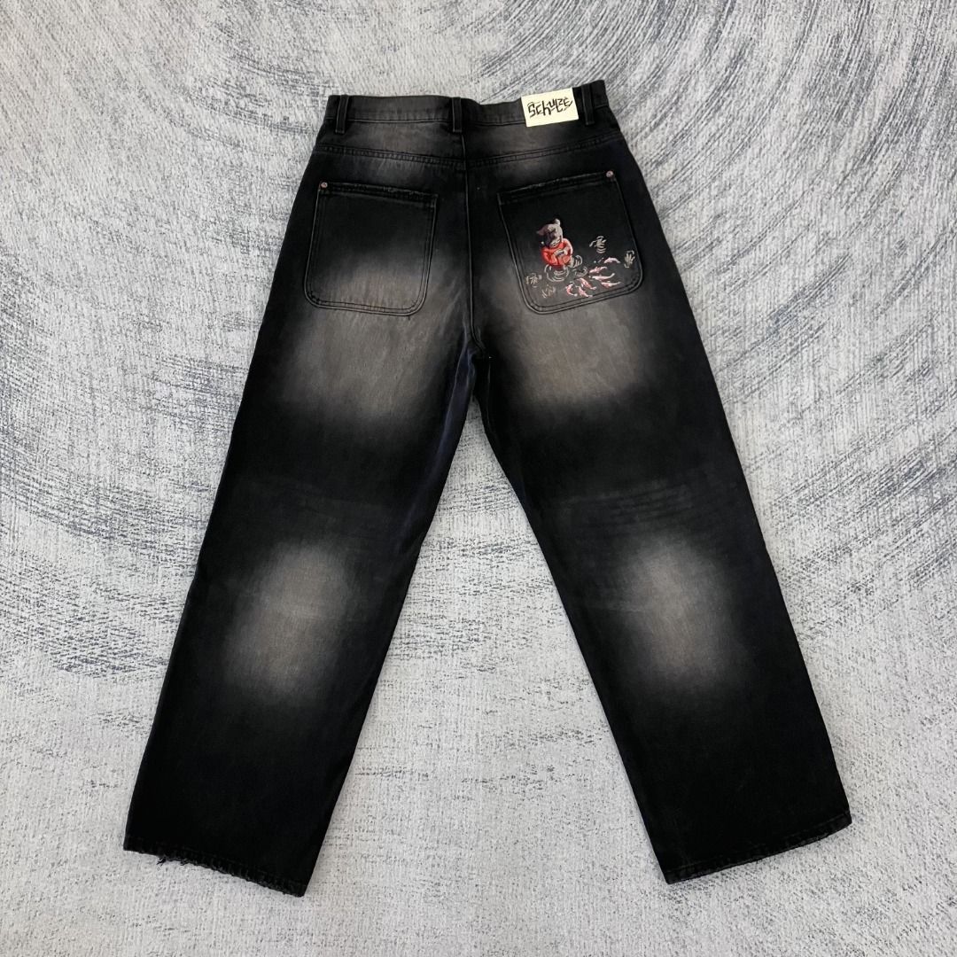 derschutze "koi fish" denim black v1 (Category: Jeans) located in Caloocan City. Submitted by archivemf2 (Listing ID 1364921982, Image 1). Description: derschutze "koi fish" denim black v1 - color: black - brand new - complete with tags - sizes available: 30 / 32 / 34 / 36 MOP: Gcash.
