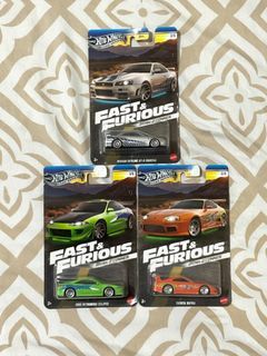 Fast and Furious Hotwheels Brian O'Conner SKYLINE SUPRA ECLIPSE