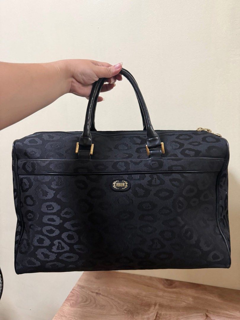 Feiler Travel Bag (Category: Luxury Bags & Wallets) located in Quezon City. Submitted by jhaediah (Listing ID 1364891624, Image 2). Description: Guaranteed original 💯💯💯 Feiler Travel Bag No issue, good as new!!! Pwede sa maarte!!! **please check photos for your reference ❗️PLEASE MANAGE YOUR EXPECTATIONS AS YOU WERE BUYING PRELOVED ITEMS. ❌❌ no return & no exchange.