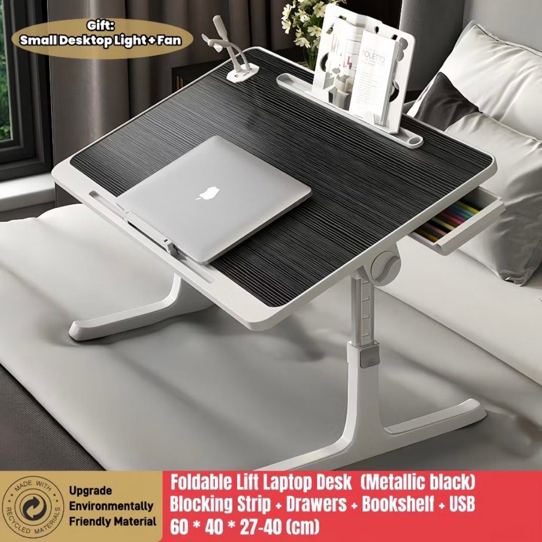 Foldable Laptop Table | Height Adjustable Laptop Desk | Bed Laptop Desk ...