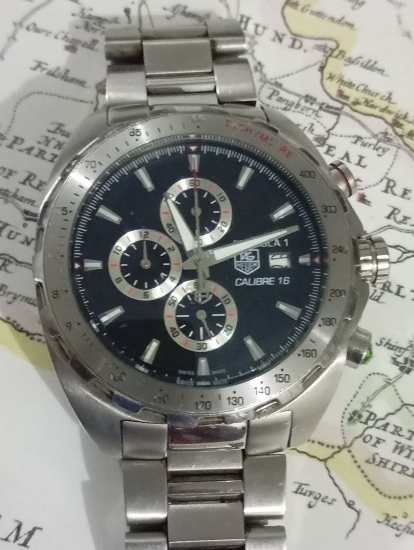 Formula 1 Quartz chronograph (Category: Men's Watches) located in Las Pinas. Submitted by quick_deals_great_finds2 (Listing ID 1364914849, Image 1). Description: Big size 48mm fits wrist 6.8 inches Quartz chronograph with battery Sweeping seconds like automatic Fully functional no issues.