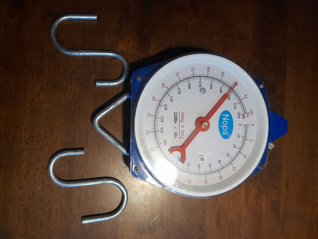 Heavy Duty Hanging Scale With 2 S Hooks (Category: Industrial Equipment) located in Las Pinas. Submitted by ninodpmas (Listing ID 1364790257, Image 1). Description: Heavy Duty Hanging Scale With 2 S Hooks.