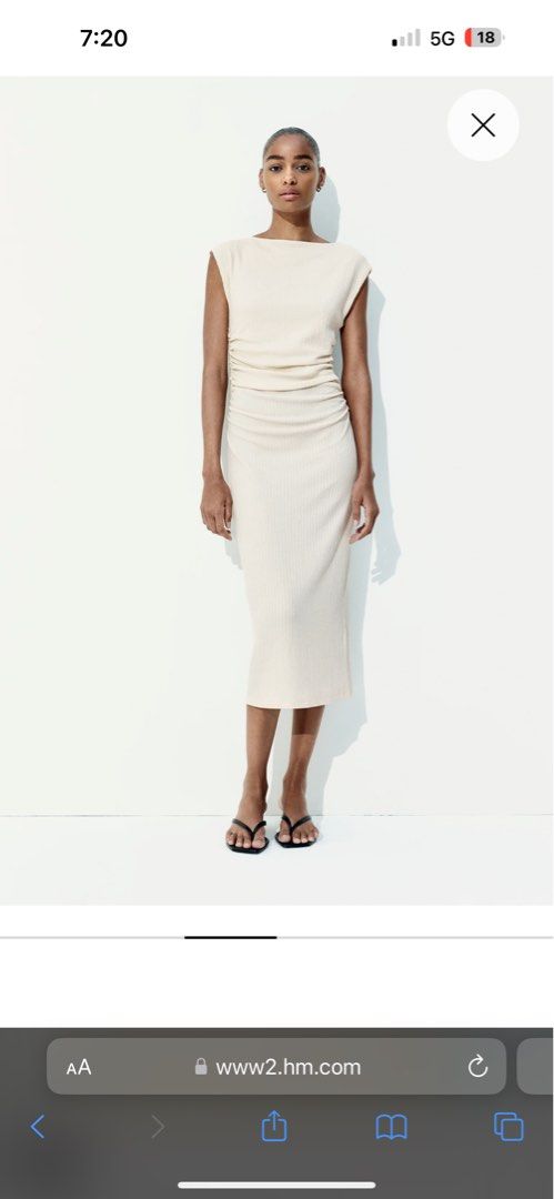 H&m bodycon dress Beige (Category: Dresses) located in Mandaluyong City. Submitted by smiles24 (Listing ID 1364872135, Image 3). Description: .