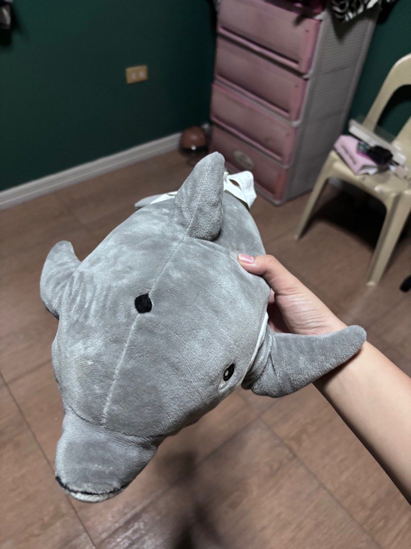 Ikea dolphin (Category: Plushies & Soft Toys) located in Manila. Submitted by lylasellsstuff (Listing ID 1364928486, Image 3). Description: rare dolphin ikea plush toy (no more stock in ikea online or f2f in the philippines) Gcash payment! Strictly payment first and then ship :)).