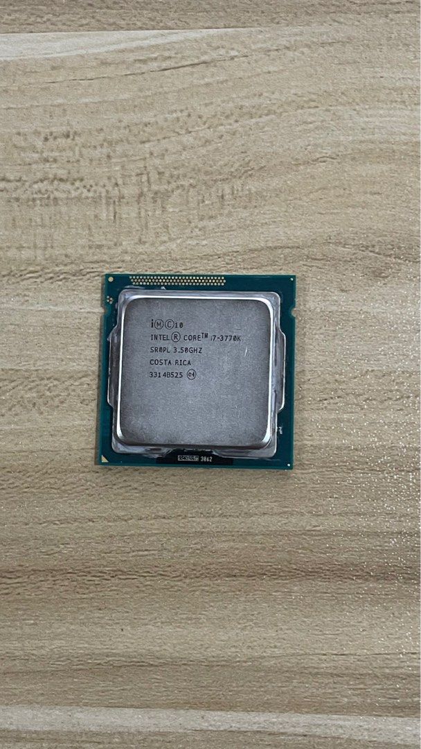 Intel Core I7-3770k (Category: Computer Parts) located in Caloocan City. Submitted by losscarll (Listing ID 1364866101, Image 1). Description: Used, preowned RFS - I just wanna get rid of it original price is 5000 php Purchase with gcash and shipped by lalamove customer will handle shipping fee .