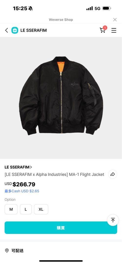 最低価格で販売 [LE SSERAFIM x Alpha Industries] MA-1 【公式通販】