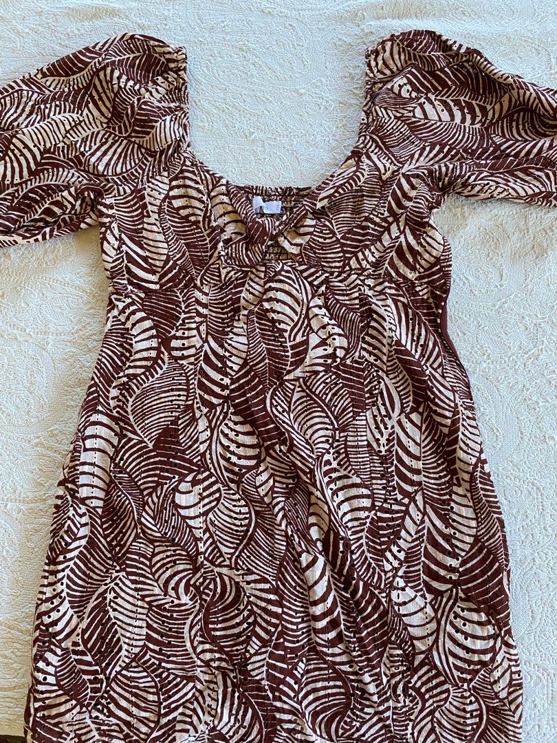 Mango Eyelet Dress Brown (Category: Dresses) located in Santa Rosa. Submitted by bellahebron (Listing ID 1364835544, Image 1). Description: Bust: 27-30” Waist: 25-27”.