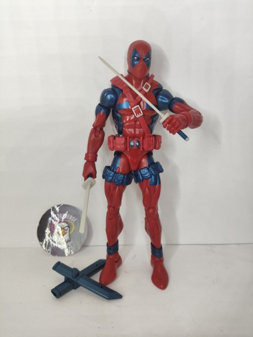 Marvel Legends Retro Deadpool (Category: Figurines & Statues) located in Cabanatuan. Submitted by lxtoyverse (Listing ID 1364920894, Image 1). Description: what you see is what you get mejo maluwag singit joints Location: nueva ecija MOP: gcash, bdo MOD: LBC branch pickup, J&T.