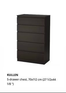 MOVE OUT SALE!! Kullen 5-Drawer Chest (IKEA)