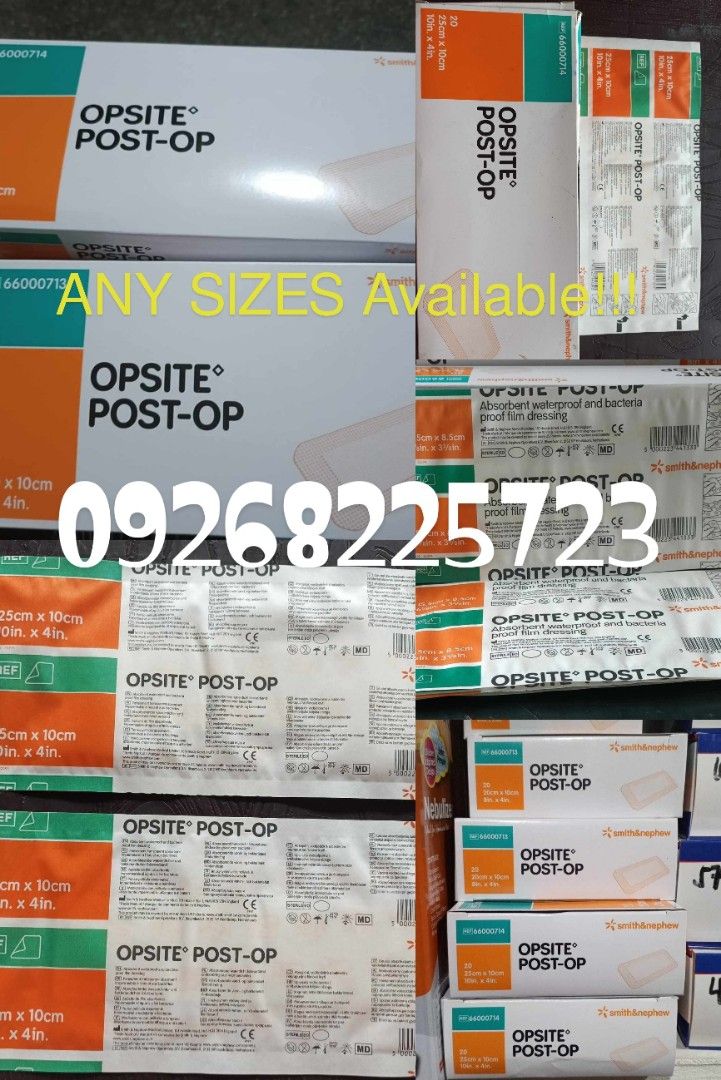 Opsite post op mura lang (Category: Braces, Support & Protection) located in Quezon City. Submitted by jesselee14kpop (Listing ID 1364943962, Image 1). Description: brandnew affordable onhand negotiable good quality and condition open for pick up and delivery high quality we also sell many medical supplies call me 09268225723 cod,gcash,bank transfer.