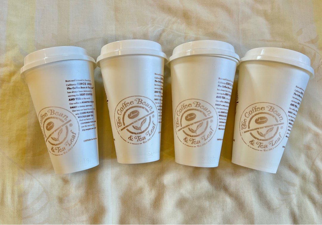 Original The Coffee Bean and Tea Leaf Reusable Cup (Category: Coffee & Tea Tableware) located in San Mateo. Submitted by pinksceneph (Listing ID 1364843297, Image 3). Description: Brand New Original The Coffee Bean and Tea leaf Reusable Plastic Cups 500 ml ( 16oz) Per piece: 125 pesos Bundle ( 4 pcs): 420 pesos - BPA free, microwavable ( remove lid before putting in the microwave) - dishwasher safe - can be use on hot and cold drinks.