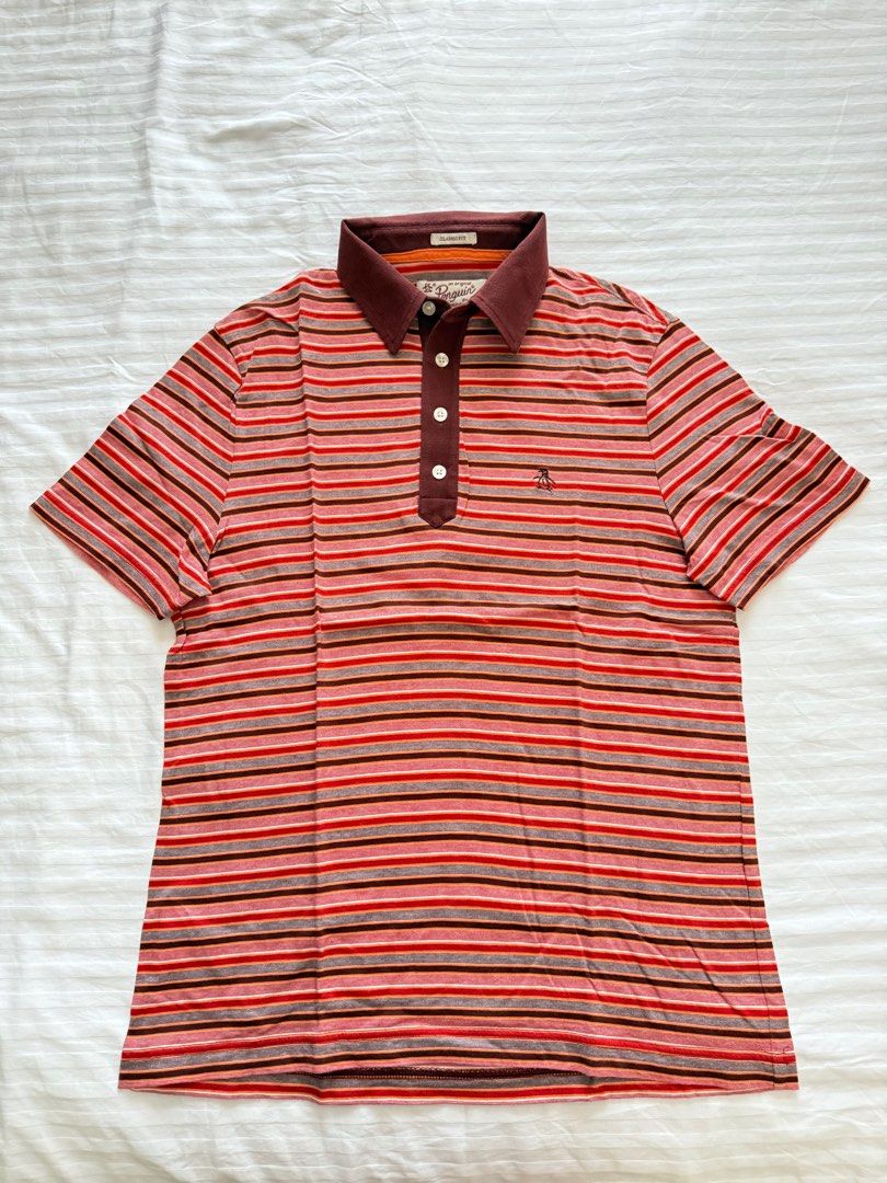 Penguin red polo shirt (Category: Tshirts & Polo Shirts ) located in Tuguegarao City. Submitted by orymiming (Listing ID 1364848775, Image 1). Description: size xs mens.